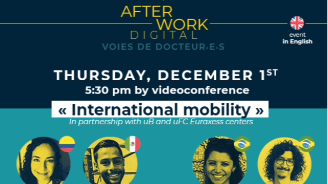 Save the date : Afterwork "Voies de docteur.e.s" le 1er décembre 2022