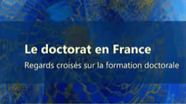 Enquête nationale du RNCD : le doctorat en France