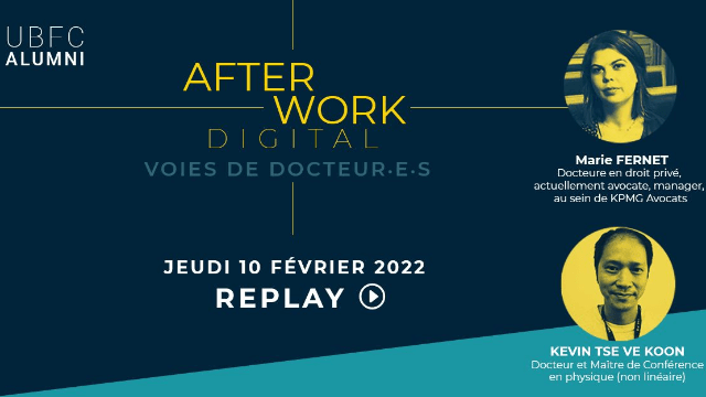 Retour sur notre afterwork « Voies de docteur·e·s » du 10 février 2022 – replay disponible